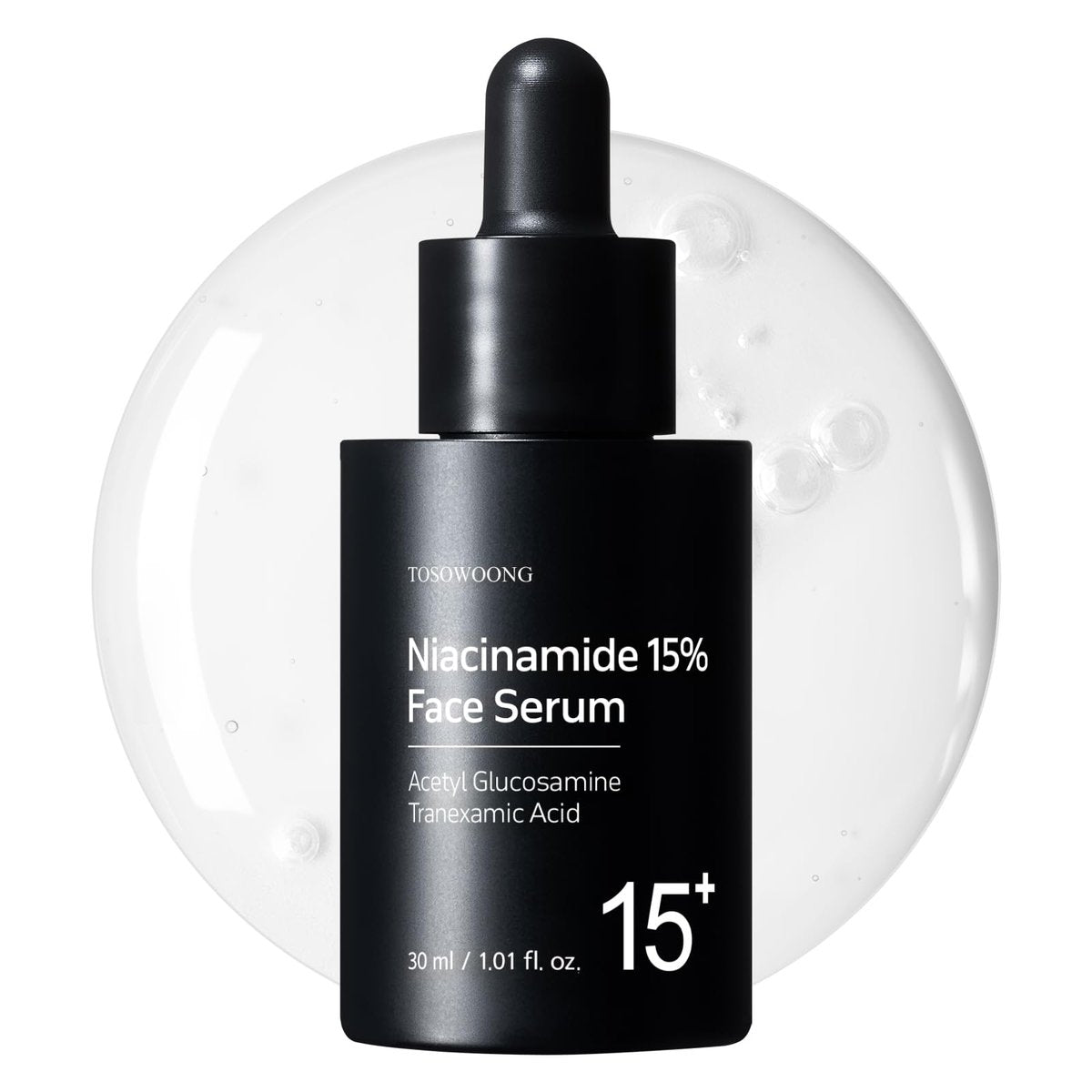 TOSOWOONG Niacinamide 15% Face Serum – Dark Spot Corrector, Pore Minimizer, Glass Skin, Korean Skincare, 30ml - görsel 1
