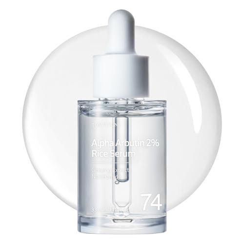 TOSOWOONG Alpha Arbutin 2% Rice Serum – Brightening & Hydrating Korean Skin Care for Glass Skin, 33ml Avelisse