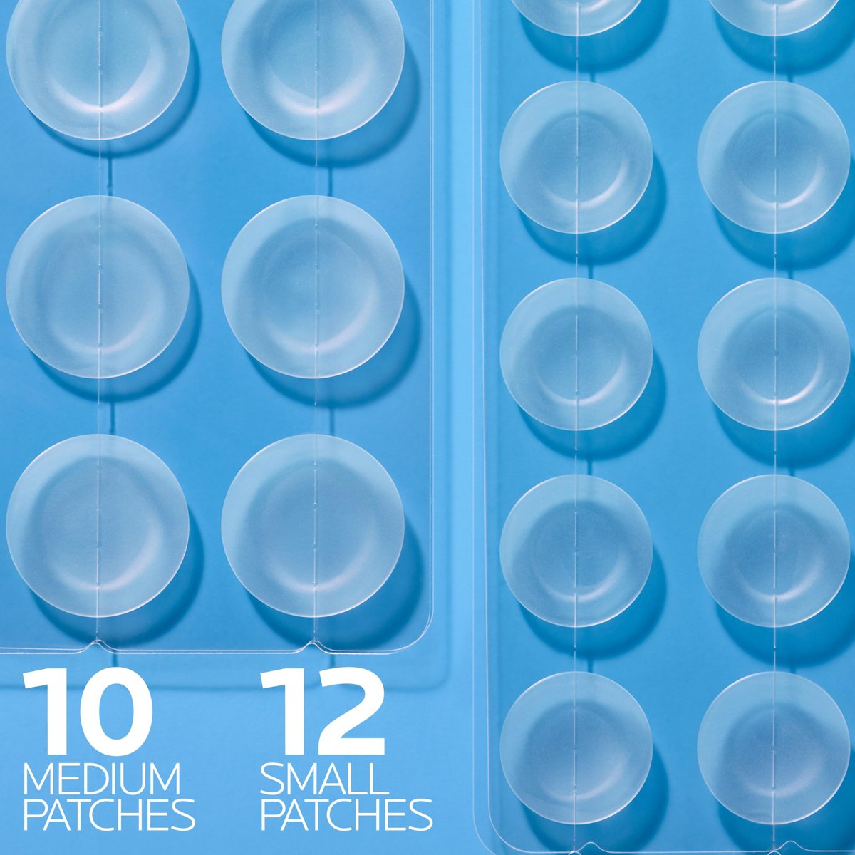 La Roche-Posay Effaclar Multi-Target Blemish Patches, Hydrocolloid Pimple Patches for Face, 22 Count (12 Small, 10 Medium) - görsel 5