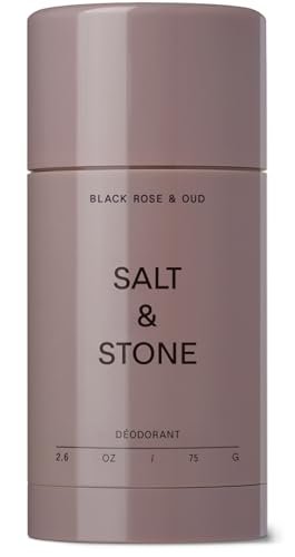 Salt & Stone Aluminum Free Deodorant Extra Strength 48 Hour Protection Black Rose & Oud 2.6 oz Avelisse