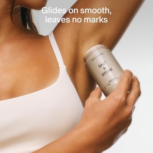 Salt & Stone Aluminum Free Deodorant Extra Strength 48 Hour Protection Black Rose & Oud 2.6 oz Avelisse