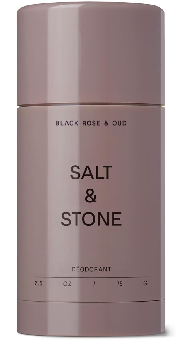 Salt & Stone Aluminum Free Deodorant Extra Strength 48 Hour Protection Black Rose & Oud 2.6 oz Avelisse