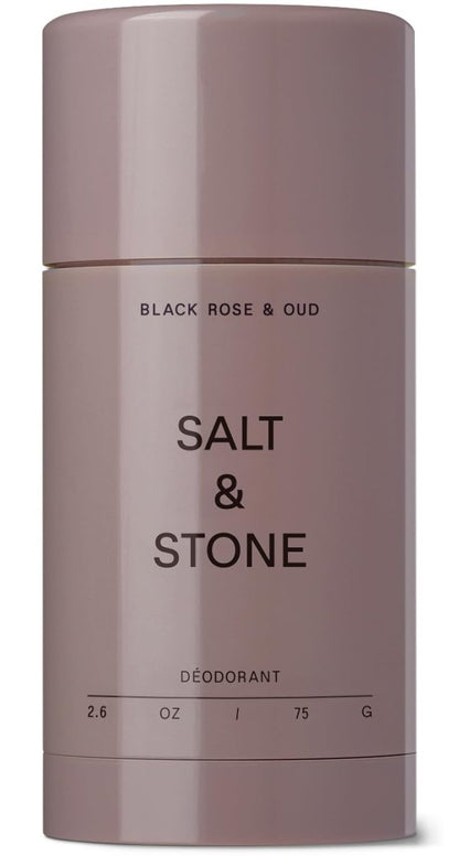 Salt & Stone Aluminum Free Deodorant Extra Strength 48 Hour Protection Black Rose & Oud 2.6 oz Avelisse