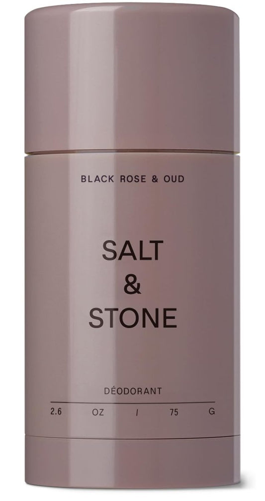 Salt & Stone Aluminum Free Deodorant Extra Strength 48 Hour Protection Black Rose & Oud 2.6 oz Avelisse
