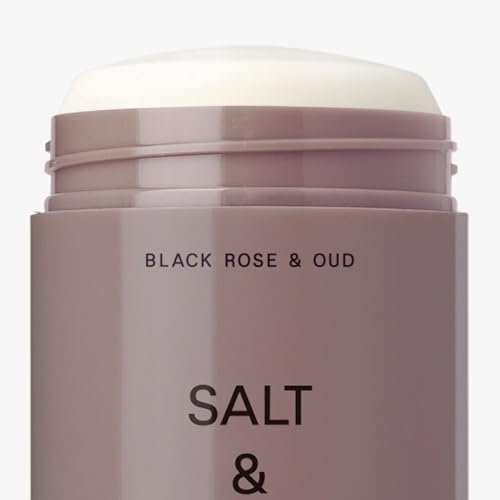 Salt & Stone Aluminum Free Deodorant Extra Strength 48 Hour Protection Black Rose & Oud 2.6 oz Avelisse
