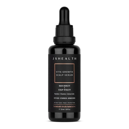 JSHealth Peptide Hair Growth Scalp Serum for Women – Clinically Studied Actives with Capixyl, Capilia Longa, Baicapil – Supports Hair Retention and Density – Vegan, Oil-Free (1.69 fl oz) Avelisse