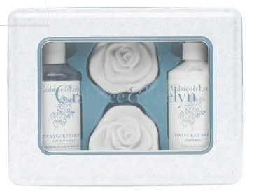 Crabtree & Evelyn Nantucket Briar 4 Piece Body Care Gift Set - Luxury Bath & Body Set - görsel 1