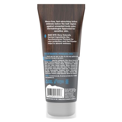 Every Man Jack Men's Ball Deodorant Lotion - Aluminum Free, Unscented, Naturally Derived, 3 fl oz - görsel 16