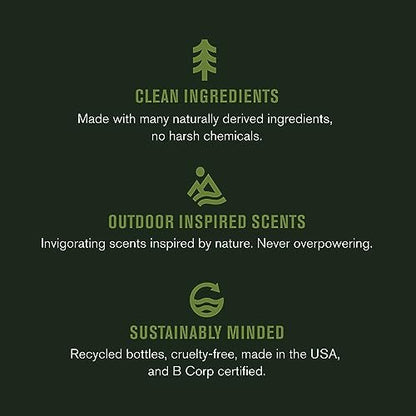 Every Man Jack Men's 2-in-1 Daily Shampoo + Conditioner Variety Pack - 3 Outdoor Scents, 13.5 oz Each (3 Pack) Avelisse