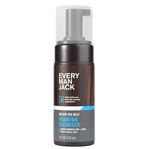 Every Man Jack Men's Foaming Groin Wash – Gentle Below the Belt Cleanser with Naturally Derived Ingredients, 4 Fl Oz - görsel 2