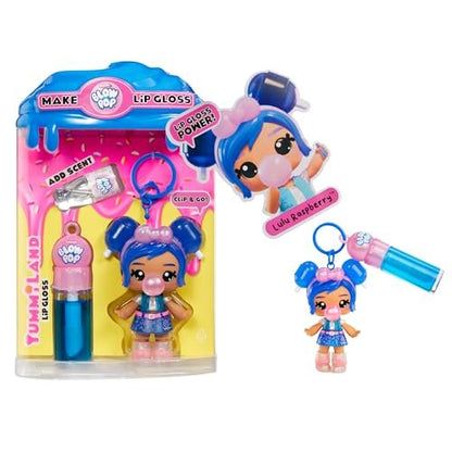 Yummiland x Licensed Sweets Lip Gloss Doll: Blow Pop - DIY Lip Gloss with Removable Keychain, Cosmetic Play Collectible for Ages 4+