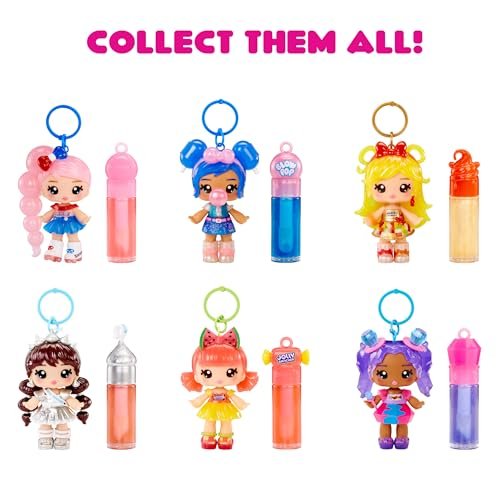 Yummiland x Licensed Sweets Lip Gloss Doll: Blow Pop - DIY Lip Gloss with Removable Keychain, Cosmetic Play Collectible for Ages 4+ - görsel 16