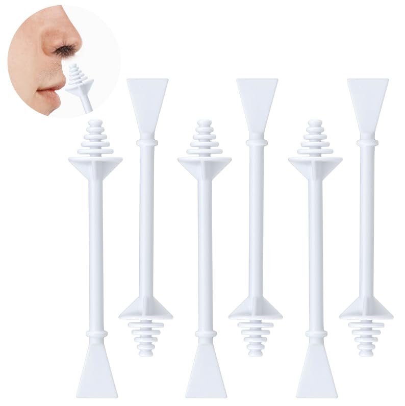 SUERBEATY 60 Pcs Nose Wax Sticks, Hair Wax Applicator with Disposable Spatulas for Nostril Cleaning, Ear Face Hair Removal for Men Women, Painless - görsel 1