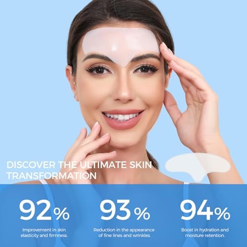 Okela Forehead Wrinkle Patches Overnight with Collagen - 20 Patches for Anti-Aging Beauty Treatment - görsel 10