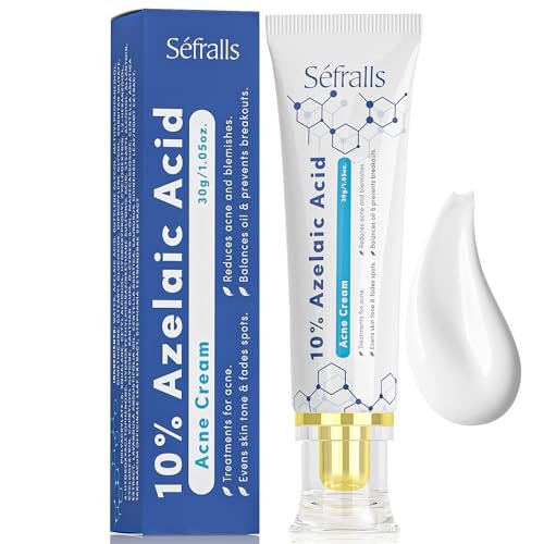 Sefralls 10% Azelaic Acid Acne Cream - Redness Relief & Clarifying Face Moisturizer for Acne-Prone Skin, 1 oz - görsel 2