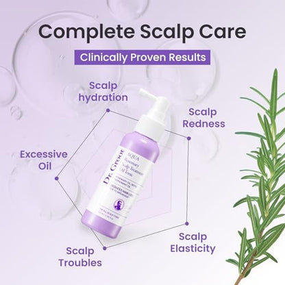 Dr.groot Rosemary Mint Oil Tonic for Hair Growth with Biotin, Hyaluronic Acid, Thickening & Scalp Nourishing - Korean Haircare, Sulfate-Free, 3.38 fl oz