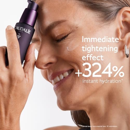 Caudalie Premier Cru Anti-Aging Serum with Niacinamide and Hyaluronic Acid - 30 mL | Firming & Hydrating Face Serum Avelisse
