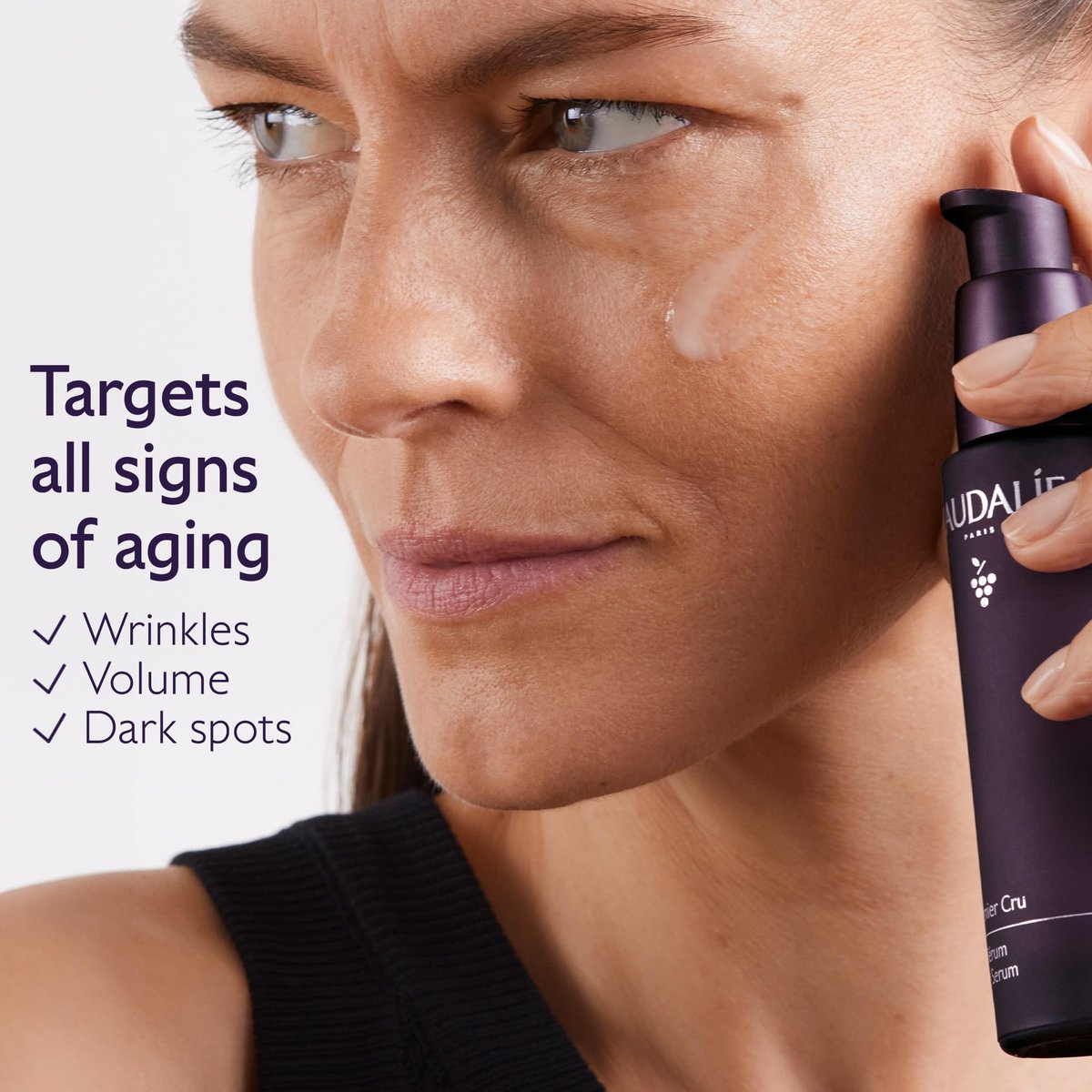 Caudalie Premier Cru Anti-Aging Serum with Niacinamide and Hyaluronic Acid - 30 mL | Firming & Hydrating Face Serum Avelisse