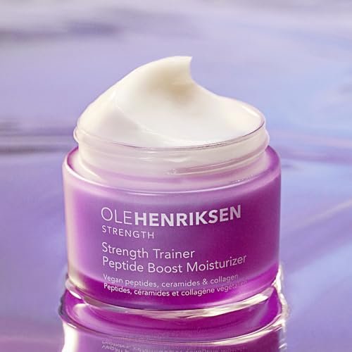 Ole Henriksen Strength Trainer Peptide Boost Facial Moisturizer with Ceramides & Collagen – Full Size, UNBOXED, 1.7 fl oz (50 ml) Jar Avelisse