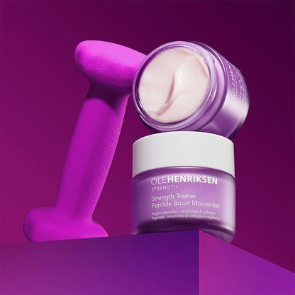 Ole Henriksen Strength Trainer Peptide Boost Facial Moisturizer with Ceramides & Collagen – Full Size, UNBOXED, 1.7 fl oz (50 ml) Jar Avelisse