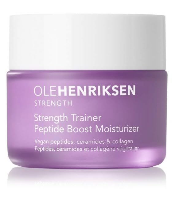 Ole Henriksen Strength Trainer Peptide Boost Facial Moisturizer with Ceramides & Collagen – Full Size, UNBOXED, 1.7 fl oz (50 ml) Jar Avelisse