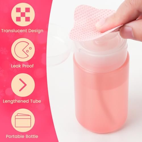 Corconess 400 PCS Lint Free Nail Wipes with Dispenser & 120ml Acetone Pump Bottle - Gel Nail Polish Remover Wipes, No Lint Wipes for Salon & Home Use - görsel 8