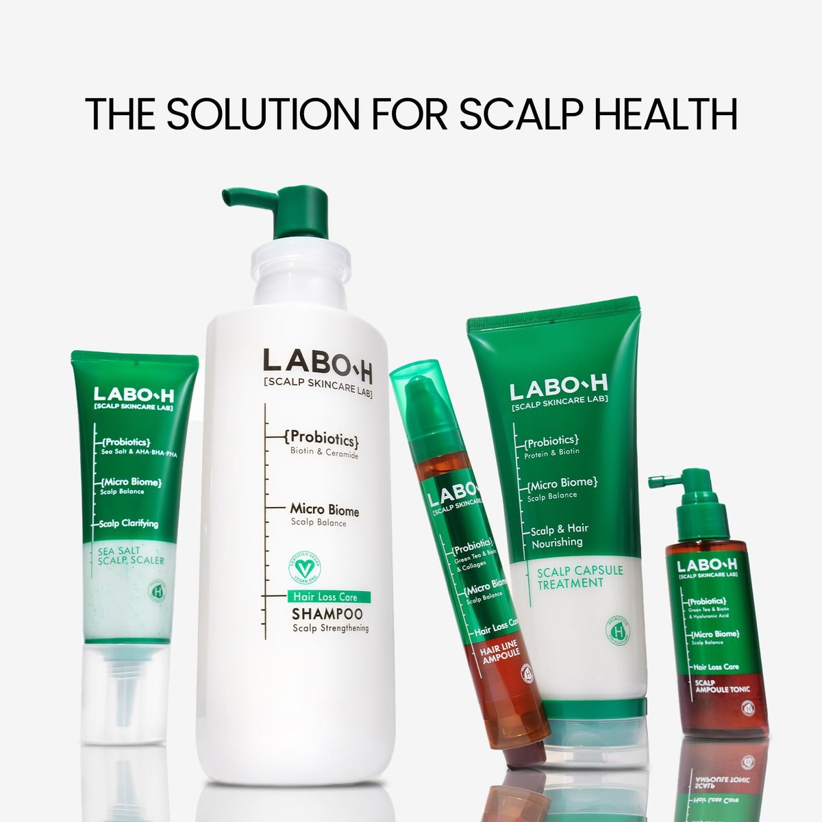 LABO.H Scalp Strengthening Capsule Conditioner - Vegan Hair Growth & Anti-Loss Treatment with Vitamin C, Biotin, Caffeine, Rosemary Oil - Instant Softening & Nourishing - Korean Hair Care - 7.43 Fl Oz Avelisse