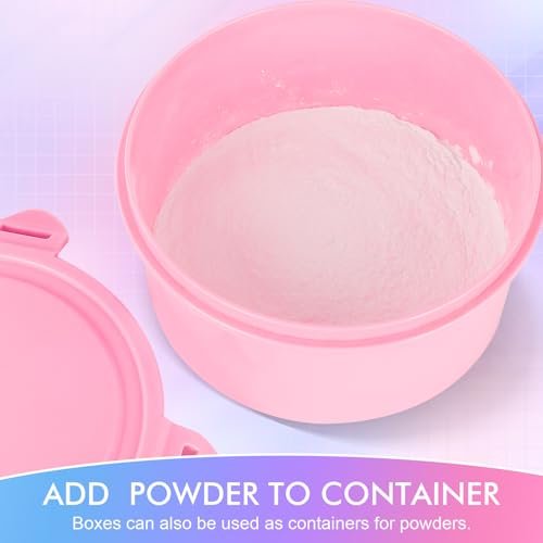 WSYUB Extra-Large Velour Body Powder Puff - 6 Inch Ultra Soft Fluffy Pink Puff for Body Powder - görsel 10
