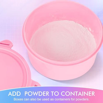 WSYUB Extra-Large Velour Body Powder Puff - 6 Inch Ultra Soft Fluffy Pink Puff for Body Powder