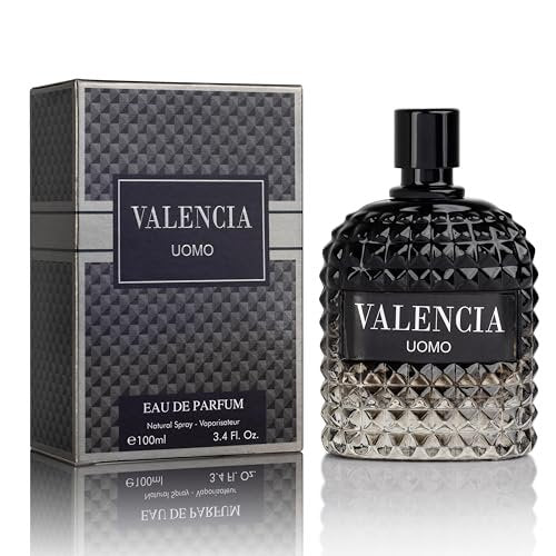 Valencia UOMO for Men Eau De Parfum - Woody Aromatic Fragrance with Floral Twist & Mineral Notes - 100ml Avelisse