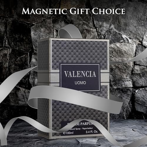 Valencia UOMO for Men Eau De Parfum - Woody Aromatic Fragrance with Floral Twist & Mineral Notes - 100ml Avelisse
