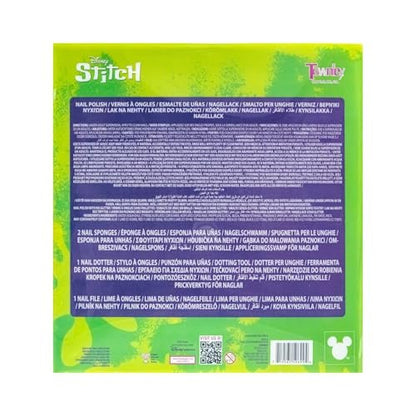 Disney Stitch 15-Piece Water-Based Peel-Off Nail Polish Set for Kids - Townley Girl