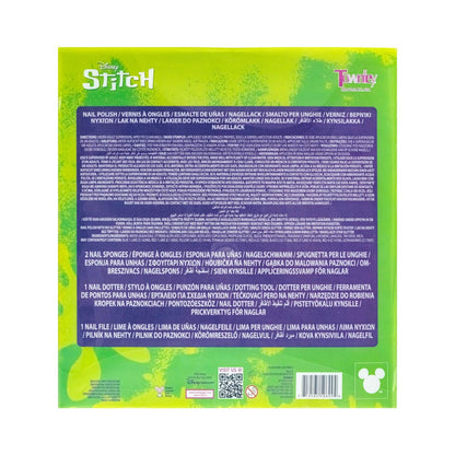 Disney Stitch 15-Piece Water-Based Peel-Off Nail Polish Set for Kids - Townley Girl