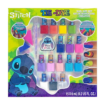 Disney Stitch 15-Piece Water-Based Peel-Off Nail Polish Set for Kids - Townley Girl