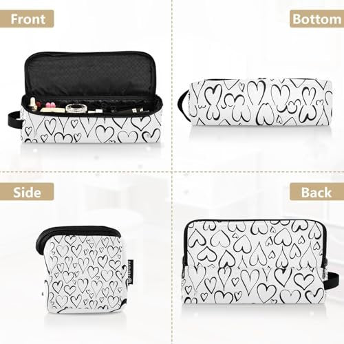 2-in-1 Curling Iron Travel Case and Heat Resistant Mat - Waterproof Portable Open Flat Travel Bag for Hot Tools, Hair Straighteners, and Curling Irons - Hair Accessories Organizer - görsel 10