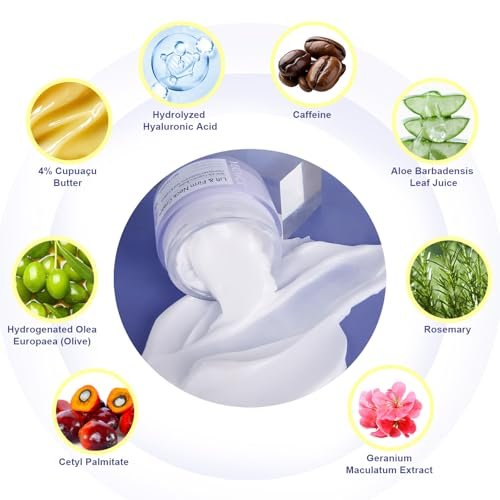 ZIXAOK Neck Cream for Tightening and Firming - Instant Face Lift Cream with Hyaluronic Acid & Vitamin E - Wrinkle Reduction & Deep Hydration for All Skin Types, 1.7 fl oz - görsel 6