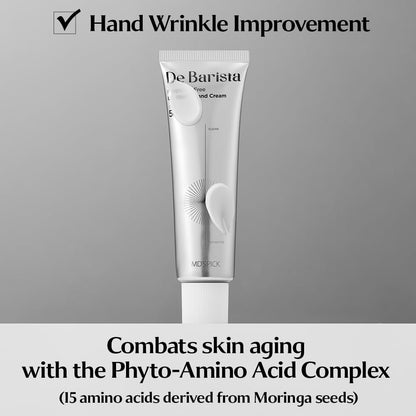 MD'S PICK De Barista Sun Shield Hand Cream SPF50+/PA++++ 50g – Fragrance-Free, Vegan, Lightweight UV Protect Hand Moisturizer Avelisse