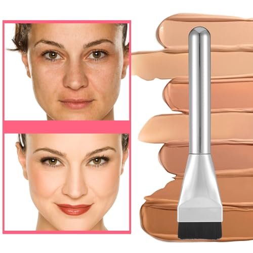Ouligay 3-Piece Makeup Spatula Set with Mixing Palette – Metal Foundation Spatula & Palette Tray for Precise Makeup Application - görsel 14