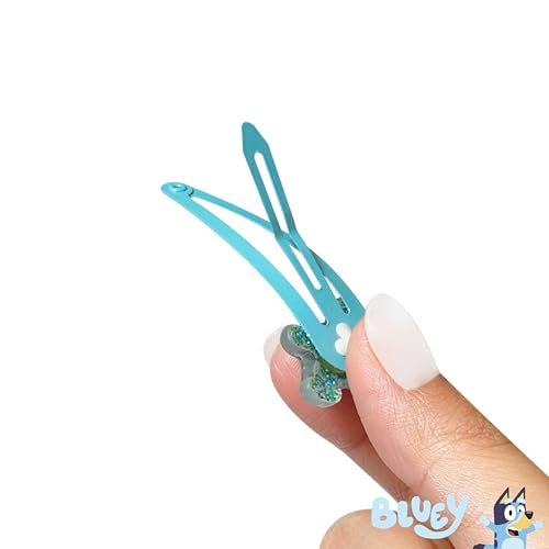 LUV HER Bluey Hair Clips for Girls - 8 Pack Multi Color Snap Clips Ages 3+ - görsel 6