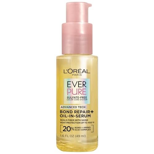 L'Oreal Paris EverPure Bond Repair Hair Oil-in-Serum – Heat Protectant & Strengthening Treatment for Damaged, Color-Treated Hair, 1.6 Fl Oz - görsel 2