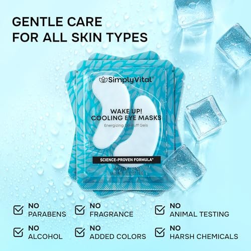 Under Eye Patches for Puffy Eyes and Dark Circles - Cooling Eye Masks with Collagen, Hyaluronic Acid & Retinol - Depuffing Undereye Mask Patches - 15 Pairs - görsel 12