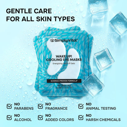 Under Eye Patches for Puffy Eyes and Dark Circles - Cooling Eye Masks with Collagen, Hyaluronic Acid & Retinol - Depuffing Undereye Mask Patches - 15 Pairs