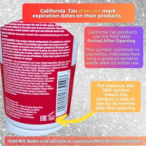 California Tan CT Restored 2-IN-1 Tanning Intensifier & Red Light Therapy Lotion, 6 oz - Collagen Boosting & Anti-Aging - görsel 10