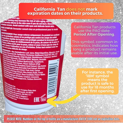 California Tan CT Restored 2-IN-1 Tanning Intensifier & Red Light Therapy Lotion, 6 oz - Collagen Boosting & Anti-Aging