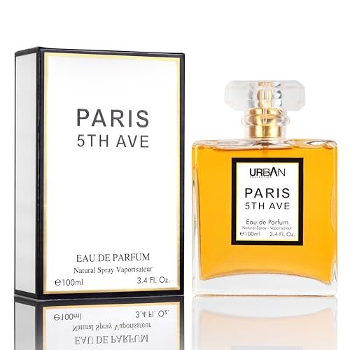 URBAN COLLECTION Paris 5th Avenue for Women Eau De Parfum - Elegant 100ml Bottle with Aldehydes, Neroli, Ylang Ylang, Bergamot & Peach Avelisse