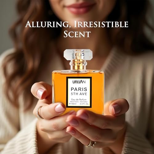 URBAN COLLECTION Paris 5th Avenue for Women Eau De Parfum - Elegant 100ml Bottle with Aldehydes, Neroli, Ylang Ylang, Bergamot & Peach Avelisse