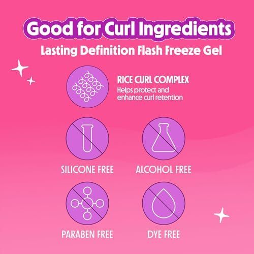 Not Your Mother's Curl Talk Lasting Definition Flash Freeze Gel & Frizz Control Moisturizing Lotion (2-Pack) – Rice Curl Complex - görsel 14