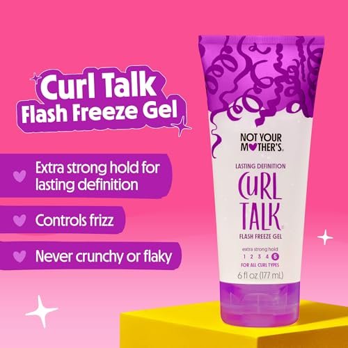 Not Your Mother's Curl Talk Lasting Definition Flash Freeze Gel & Frizz Control Moisturizing Lotion (2-Pack) – Rice Curl Complex - görsel 6