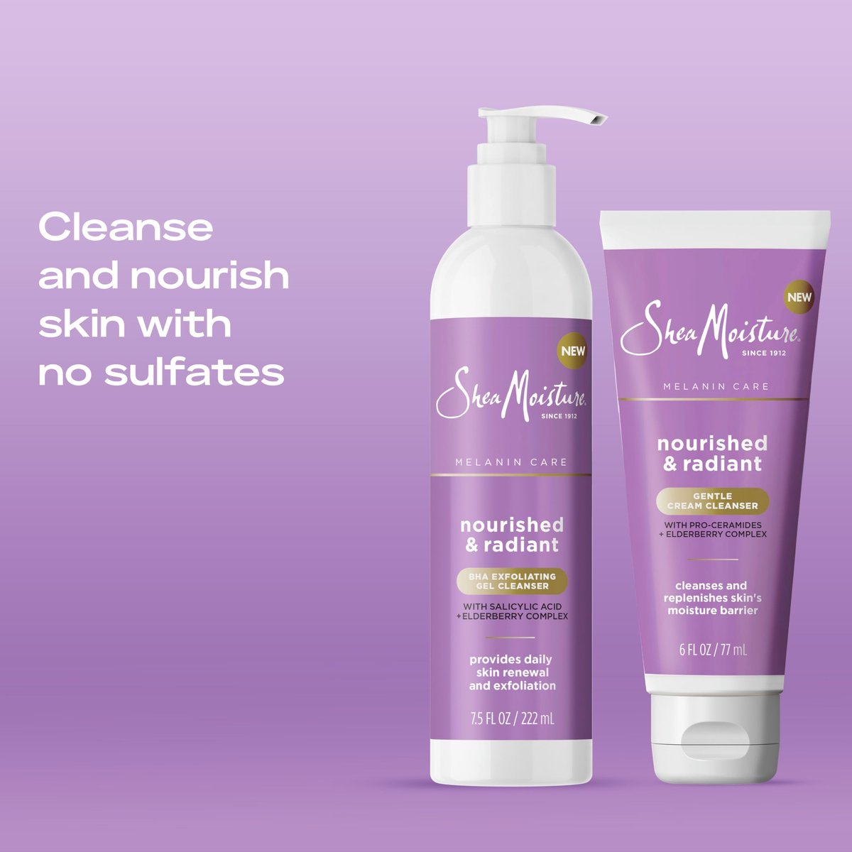 SheaMoisture Radiance BHA Exfoliating Gel Cleanser - Nourished & Radiant Daily Skin Renewal, Enhanced Brightness & Tone, 7.5 fl oz - görsel 12