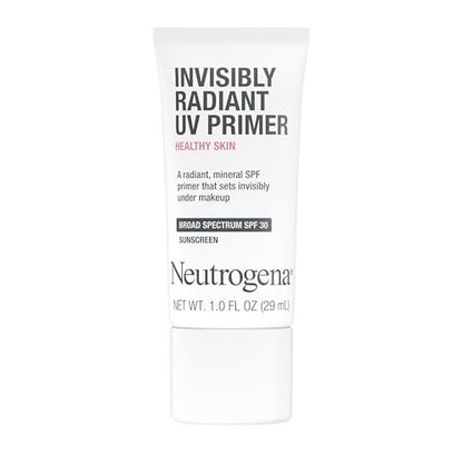 Neutrogena Healthy Skin Invisibly Radiant UV Face Primer with SPF 30 Mineral Sunscreen, Makeup Primer, Broad Spectrum SPF 30, Suitable for All Skin Types, 1 fl. oz Avelisse